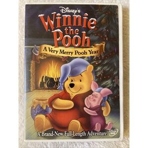 Winnie the Pooh A Very Merry Pooh Year Dvd Insert 2002‎ Piglet Disney Tigger
